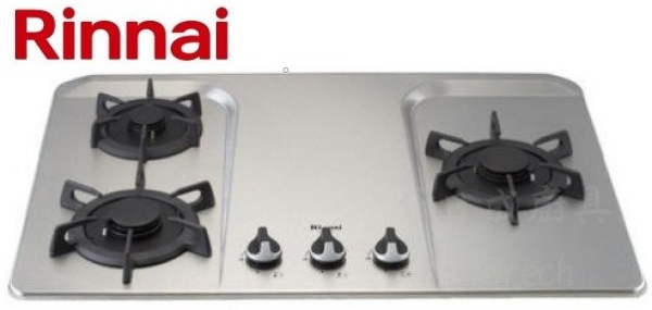 林內-RB-37F-LOTUS三口檯面式瓦斯爐