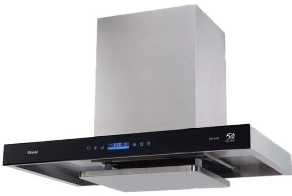 RH-9191油煙機-林內-升降導流板-歐化-倒T式-DC直流變頻馬達-二段式專利智能升降導流板