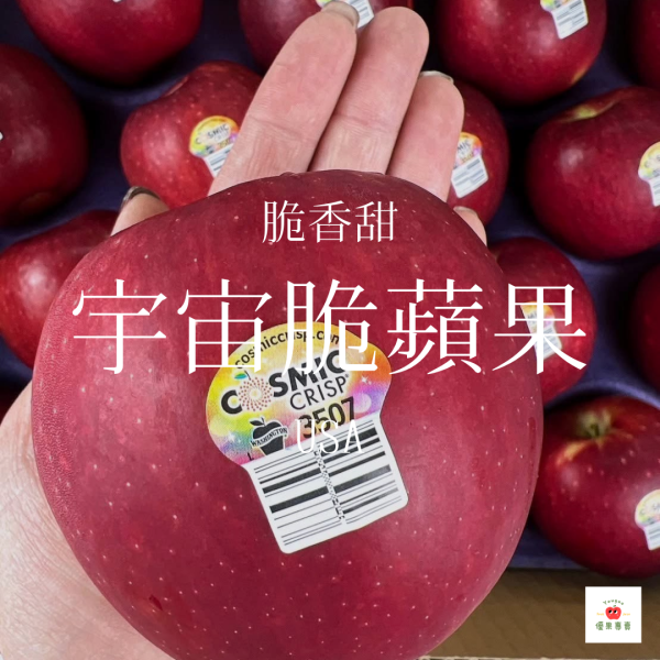 美國空運｜宇宙脆蘋果 宇宙脆蘋果, Cosmic Crisp 蘋果, 美國蘋果, 高甜度蘋果, 不易氧化蘋果, 空運水果, 蘋果控推薦, 紅皮蘋果, 夢幻蘋果品種, 空運宅配水果