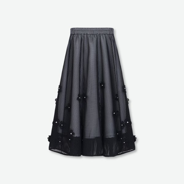 René Ginza - 15th Anniversary Collection - SWEET SUMMER GARDEN-Skirt- Black 