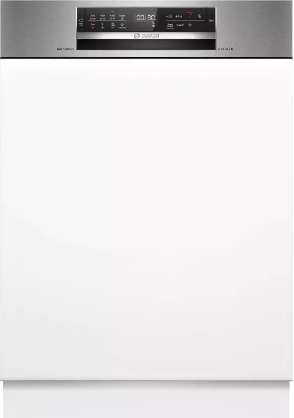 【 BOSCH 博西】SMI6ECS00X  14 人份 6 系列8段洗程半嵌式洗碗機 BOSCH 博西,SMI6ECS00X,14 人份 6 系列8段洗程半嵌式洗碗機,智慧潔淨烘乾,靈活碗籃收納,省水洗淨更便利,金亞家電
