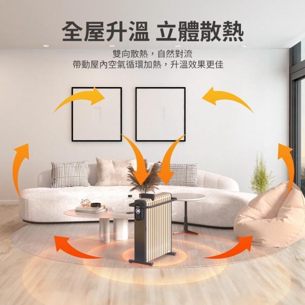 【PHILIPS 飛利浦】AHR3124NYS  智能油燈葉片式取暖機 PHILIPS 飛利浦,AHR3124NYS,智能油燈葉片式取暖機,油燈葉片式,智能溫控晶,隱藏式腳輪,金亞家電