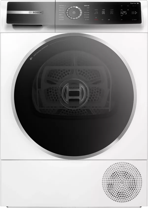 【 BOSCH 博西】WQB245A0TC  歐規9KG  8系列 熱泵式乾衣機 BOSCH 博西,WQB245A0TC,歐規9KG  8系列 熱泵式乾衣機,智慧衣物照護,高效乾衣便利,衣物乾爽舒適好整理,金亞家電