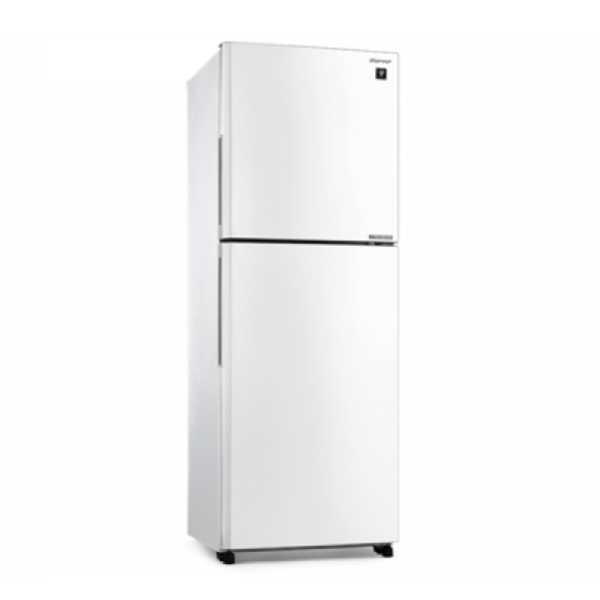 【SHARP夏普】 360L 變頻雙門冰箱(冰雪白) SJ-PX36-WH SHARP夏普,SJ-PX36-WH,360L 變頻雙門冰箱(冰雪白),360L大冷凍雙門變頻冰箱,30%大比例冷凍室設計,PCI自動除菌離子＋奈米低溫脫臭觸媒,抑菌除味,J-TECH日本變頻、快速冷凍、微凍保鮮,滿足家庭冷凍收納需求,金亞家電