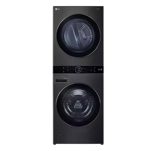 【LG樂金】WD-S1916B  WashTower™ AI智控洗乾衣機 (尊爵黑)｜洗衣19公斤+乾衣16公斤 WD-S1916B
LG