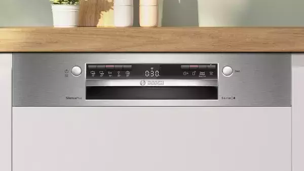【 BOSCH 博西】SMI4ECS00X  14 人份 4 系列5段洗程半嵌式洗碗機 BOSCH 博西,SMI4ECS00X,14 人份 4 系列5段洗程半嵌式洗碗機,高效潔淨省心,彈性碗籃設計,餐後清潔更輕鬆,金亞家電