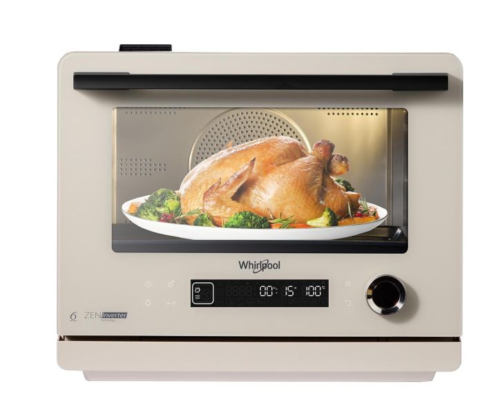 【whirlpool惠而浦】MWP269TMT  26L 8合1變頻氣炸蒸烤微波爐 whirlpool惠而浦,MWP269TMT,26L 8合1變頻氣炸蒸烤微波爐,智慧快速加熱,多元料理模式,簡易便利操作,金亞家電