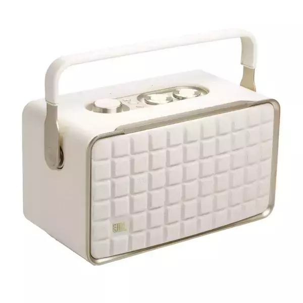 【JBL】Authentics 300  可攜式復古智慧音響(黑/白) JBL,Authentics 300,可攜式復古智慧音響(黑/白),經典可攜式,內建鋰電池,金屬鋁提把,金亞家電