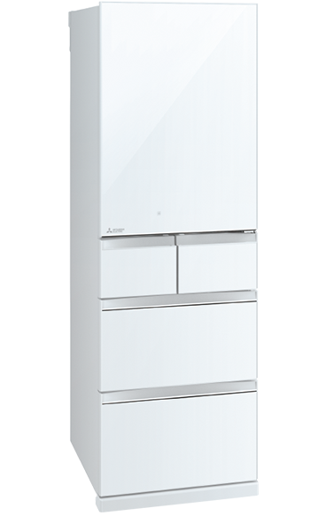 【MITSUBISHI 三菱電機】MR-B46N-W-C  455L 玻璃鏡面系列 日本製變頻五門電冰箱 水晶白 MITSUBISHI 三菱電機,MR-B46N-W-C,455L 玻璃鏡面系列 日本製變頻五門電冰箱 水晶白,日製鋼板款,窄身六十寬,微凍易切冷,金亞家電