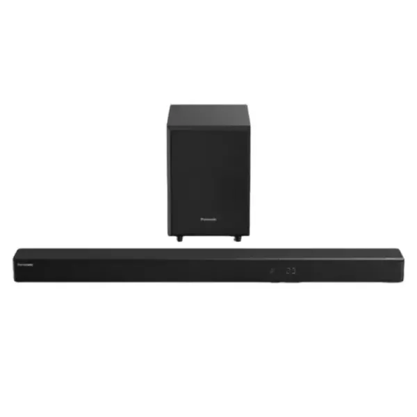 【Panasonic 國際牌】SC-HTB333GTK  360W 3.1.2 天空聲道微型劇院 Panasonic 國際牌,SC-HTB333GTK,2.1聲道 Soundbar,沉浸式環繞音效,無線重低音震撼升級,藍牙無線音樂傳輸,獨立無線重低音喇叭,金亞家電