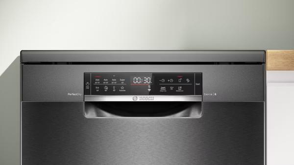【 BOSCH 博西】SMS6ZCC00X  14人份 黑鋼色 獨立式洗碗機 BOSCH 博西,SMS6ZCC00X,14人份 黑鋼色 獨立式洗碗機,智慧潔淨烘乾,靈活碗籃收納,省水洗淨更便利,金亞家電