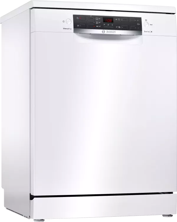 【 BOSCH 博西】SMS45IW00X  獨立式洗碗機 BOSCH 博西,SMS45IW00X,獨立式洗碗機,密閉式烘乾,無碳刷馬達,髒汙偵測器,金亞家電