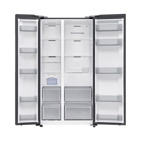 【Samsung 三星】655L美式對開冰箱  RS70F65Q4FTW Samsung RS70F65Q4FTW, RS70F65Q4FTW, Samsung 冰箱, 三星冰箱, 美式對開冰箱, Side by Side 冰箱, 655L 冰箱, SpaceMax 冰箱, SpaceMax™ 冰箱, AI 智慧節能, AI 智慧變頻壓縮機, SmartThings 冰箱, Wi-Fi 冰箱, 智慧冰箱, 夜幕黑冰箱, 對開門冰箱, 大容量冰箱, 家用冰箱推薦, 節能冰