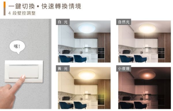 星鑽遙控吸頂燈 