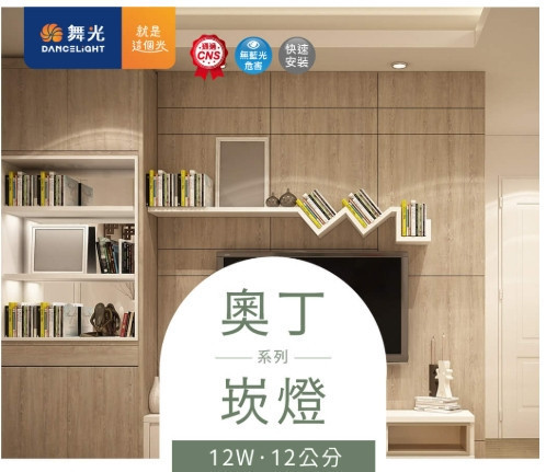 12公分奧丁崁燈 
