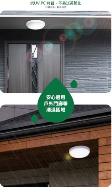 防水吸頂燈 
