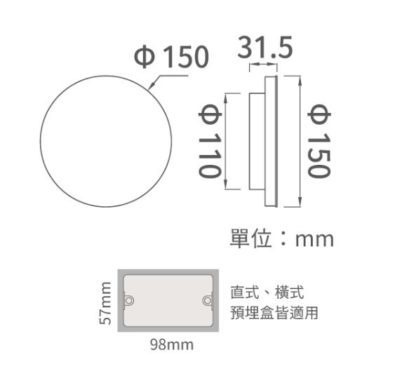 日蝕壁燈 