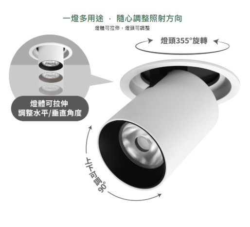 拉伸崁燈 