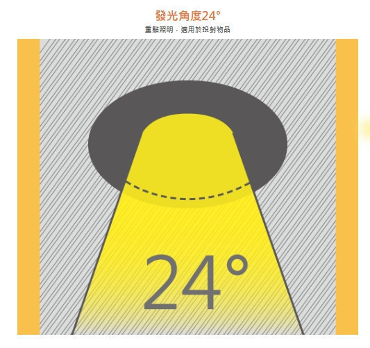 AR111 窄角投射光源模組-貴族黑 