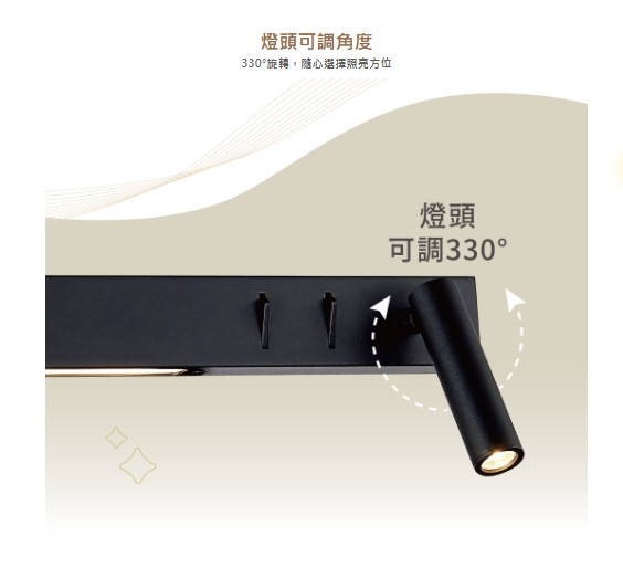 梅林床頭壁燈 