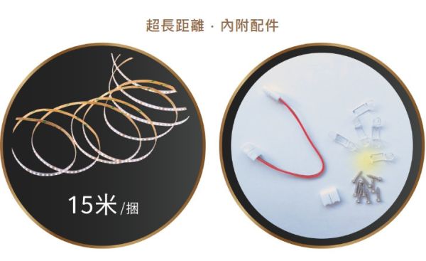 15米穩壓軟條燈 