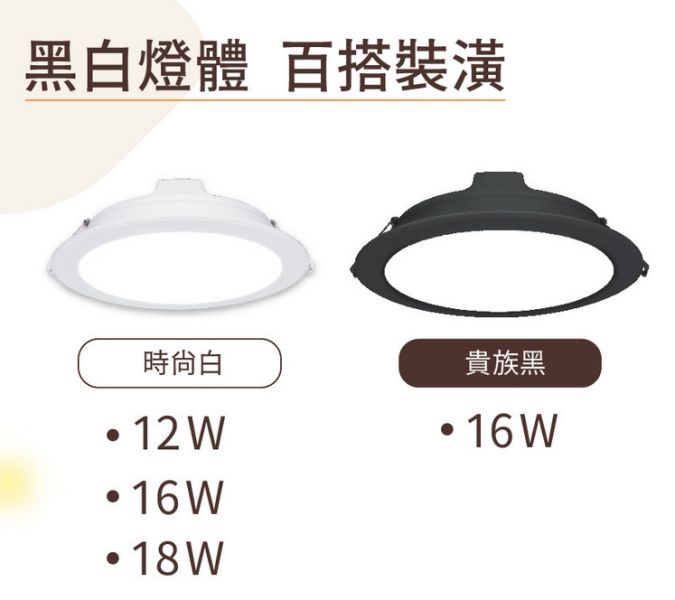 15公分奧丁崁燈-貴族黑 