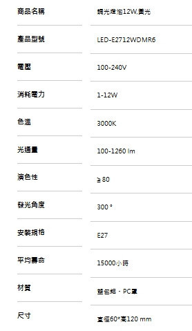 調光燈泡 