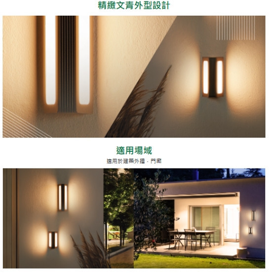 手風琴防水壁燈 