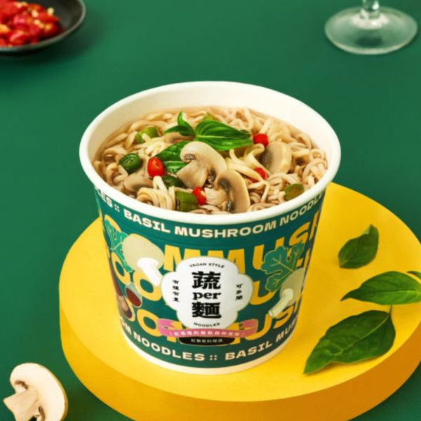 蔬PER杯麵｜紅酒裡的羅勒森林ｘ紅葡萄料理酒 善善心、shineshineseed、蔬食、素食麵、素食泡麵、泡麵、台酒、蔬PER麵、super、極麻天椒、極麻天椒極琴酒、極琴酒、無肉、vegan、台酒