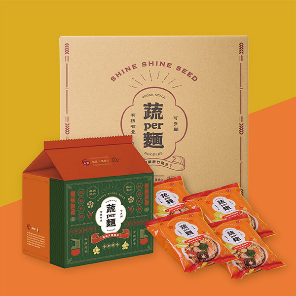 蔬PER麵 l 極麻天椒極琴酒 (箱裝) 善善心、shineshineseed、蔬食、素食麵、素食泡麵、泡麵、台酒、蔬PER麵、super、極麻天椒、極麻天椒極琴酒、極琴酒、無肉、vegan、台酒