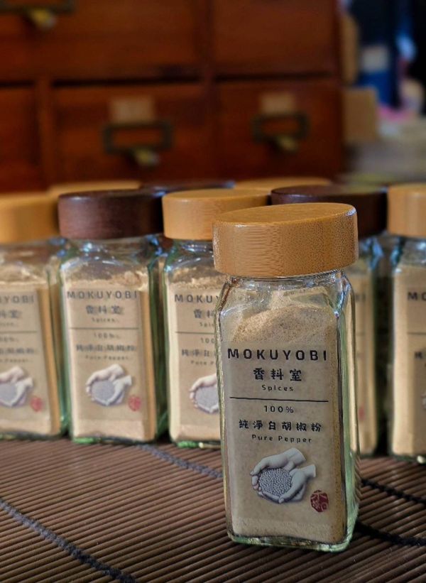 100%研磨純白胡椒粉 