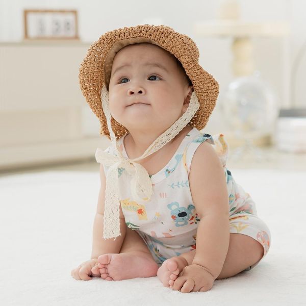 薄棉家居服-彩色動物 薄棉家居服,嬰兒背心短褲套裝,彩色動物家居服,台灣製童裝,純棉嬰兒服,透氣居家服,環保印染童裝