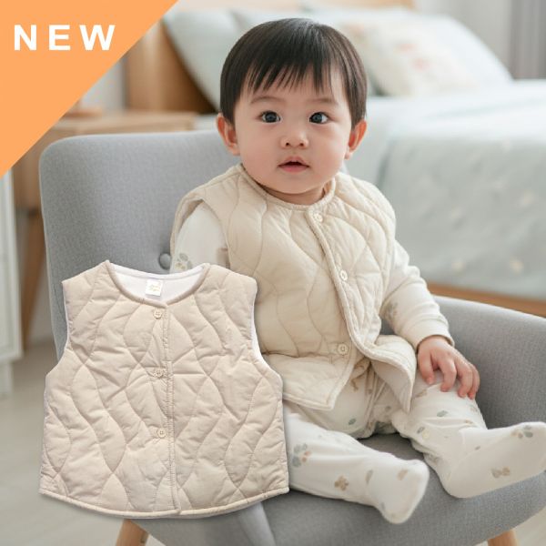 刷絨鋪棉背心 嬰兒背心,加棉背心,透氣,保暖,包屁衣,台灣製寶寶衣,有機棉,加厚背心