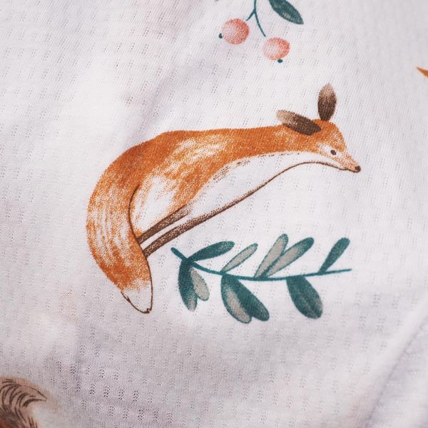 竹節棉短袖連身衣-奇幻動物 竹節棉連身衣,嬰兒短袖包屁衣,100%純棉,MIT童裝,奇幻動物,短袖連身衣,環保印染,寶寶衣服,夏日童裝,台灣製童裝