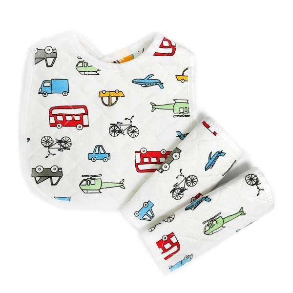 【只送不賣】有機棉揹帶口水巾３件組，孕婦褲下單滿３件立即送限量好禮(隨機贈) 