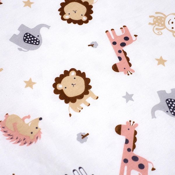 純棉安撫毯-star動物 有機棉,天然,無毒,過敏,有機,異位性皮膚炎,新生兒,嬰兒,新生兒衣物,嬰幼兒,包屁衣,竹纖維,透氣,汗疹,濕疹,童裝,GOTS,呼吸道,癢,熱,汗,睡過夜,安撫毯,嬰兒帽