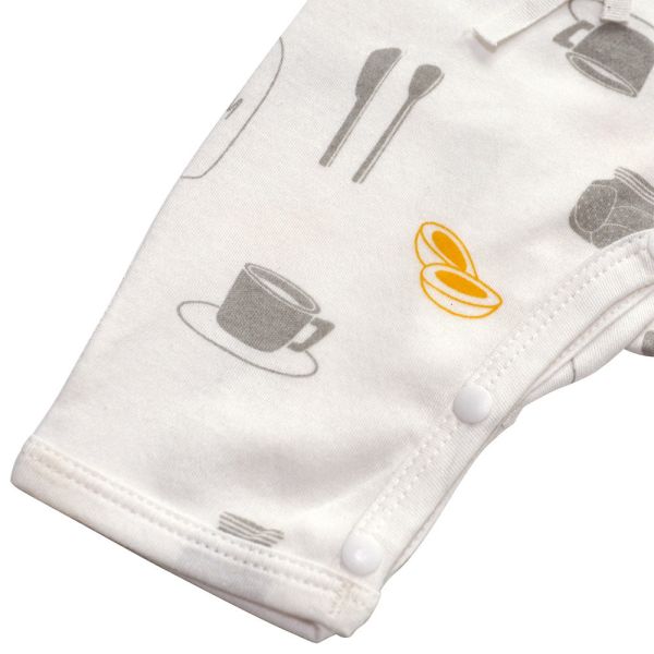 新生兒有機棉和尚服-牛奶瓶 有機棉,台灣製,新生兒,和尚服,紗布衣,肚衣,親生兒服飾,0-6個月,純棉,透氣寶寶衣