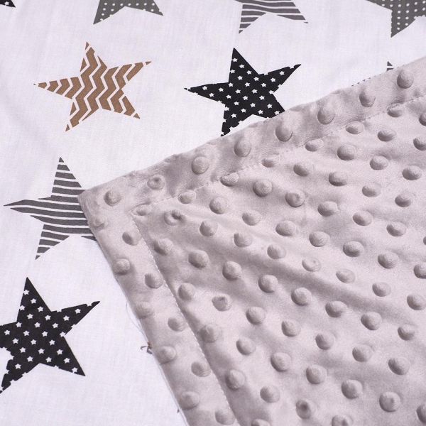 純棉安撫毯-滿天星 有機棉,天然,無毒,過敏,有機,異位性皮膚炎,新生兒,嬰兒,新生兒衣物,嬰幼兒,包屁衣,竹纖維,透氣,汗疹,濕疹,童裝,GOTS,呼吸道,癢,熱,汗,睡過夜,安撫毯,嬰兒帽