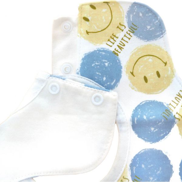 有機棉花瓣口水巾-微笑smile 口水巾,有機棉,口慾期,抑制細菌