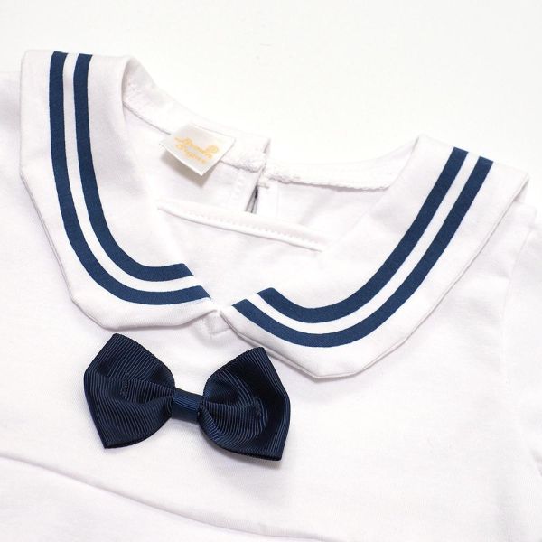 純棉包屁衣-可愛水手服 水手服包屁衣,嬰兒連身衣,100%純棉,MIT童裝,海軍風童裝,環保印染,寶寶衣服,造型包屁衣,台灣製童裝,水手包屁衣