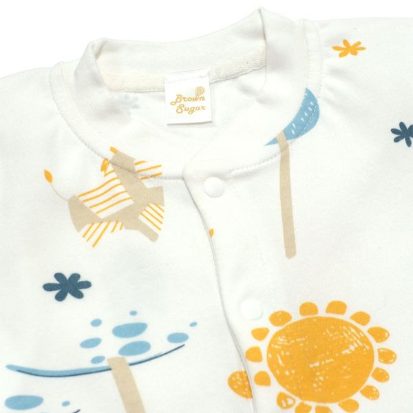 有機棉排扣式長袖連身衣-森林小熊 有機棉嬰兒服,寶寶連身衣推薦,台灣製童裝,新生兒連身裝,排釦連身衣,有機棉睡衣,森林系童裝,嬰兒親膚衣服,無毒童裝品牌,彌月禮盒推薦,幼兒有機棉質長袖,寶寶包屁衣