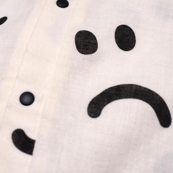 有機棉無袖連身衣-點點塗鴉 有機棉,嬰兒連身衣,寶寶衣服,無袖連身衣,台灣製童裝,有機棉童裝,環保印染,親膚材質,嬰幼兒服飾,有機棉連身衣