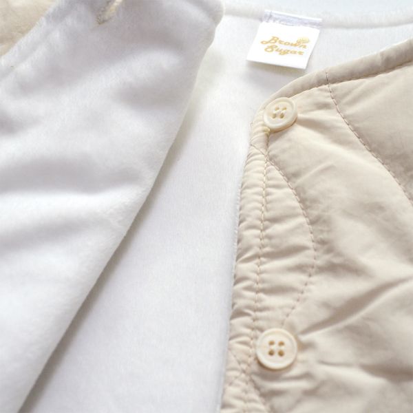 刷絨鋪棉背心 嬰兒背心,加棉背心,透氣,保暖,包屁衣,台灣製寶寶衣,有機棉,加厚背心