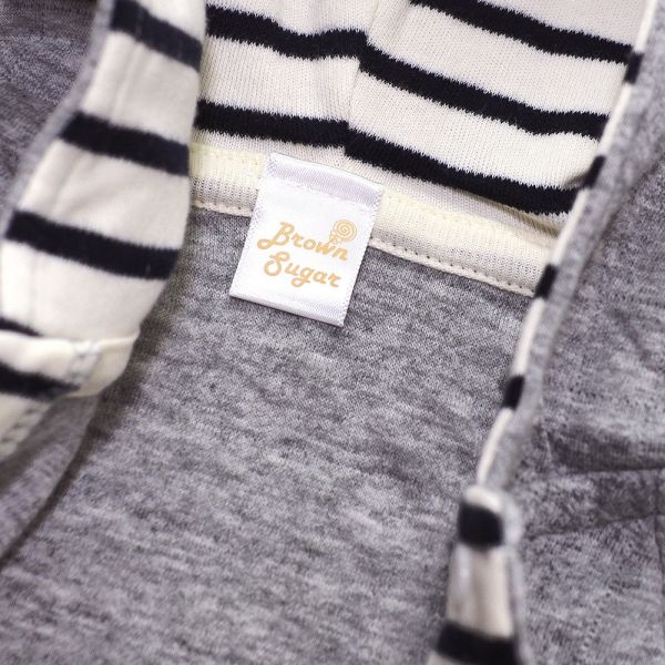 有機棉鋪棉連帽斗篷-灰色 秋冬寶寶衣,寶寶保暖衣,嬰兒長袖連身衣,有機棉寶寶衣,新生兒厚棉服,嬰兒外出服,秋冬嬰兒服飾,台灣製嬰兒衣,保暖和尚服