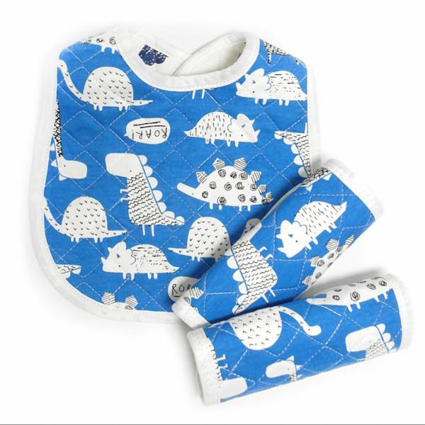 【只送不賣】有機棉揹帶口水巾３件組，孕婦褲下單滿３件立即送限量好禮(隨機贈) 