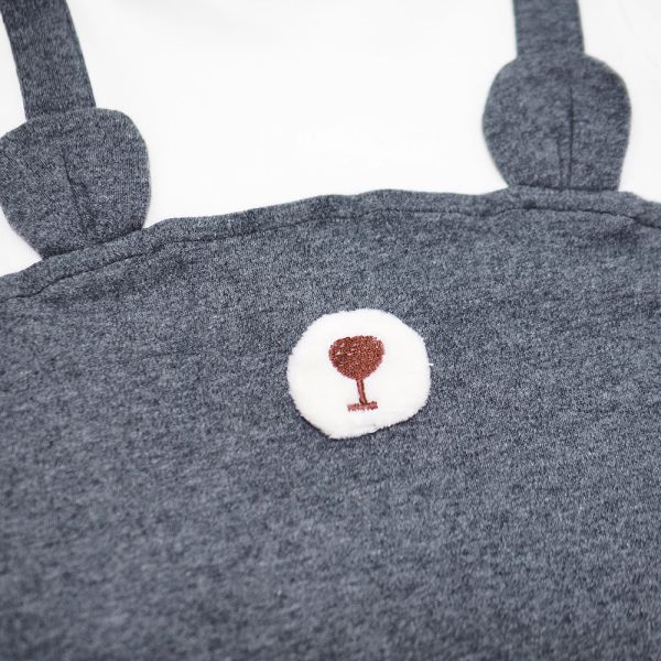 純棉連身衣-可愛小熊 假兩件連身衣,寶寶吊帶褲,小熊童裝,純棉哈衣,男寶外出服,嬰兒紳士服,長袖爬服,造型連身衣,抓周服裝,滿月禮