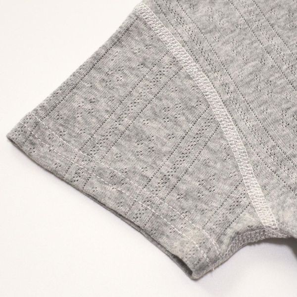 有機棉短袖連身衣-可愛小兔(灰) 有機棉短袖連身衣,可愛小兔,100%有機棉,台灣製童裝,環保印染,嬰兒親膚衣物,包屁衣,寶寶外出服