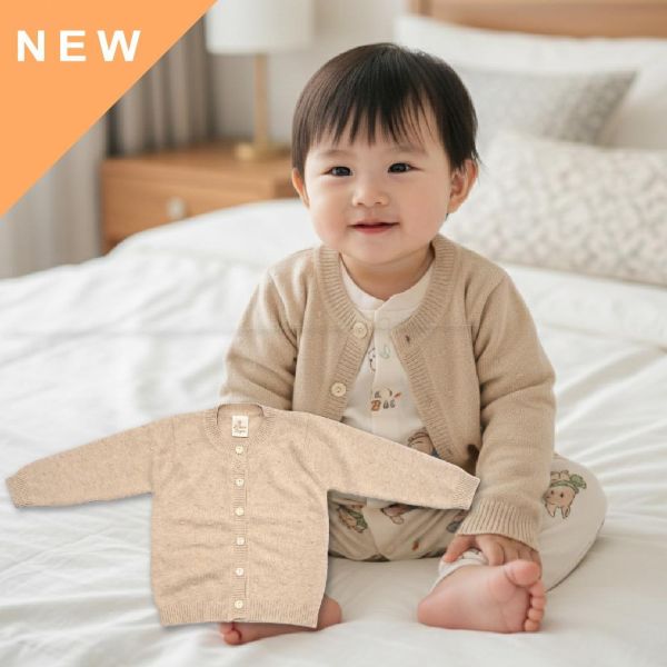 有機棉針織外套 有機棉針織外套,寶寶外套,嬰兒有機棉衣物,台灣製童裝,親膚針織衫