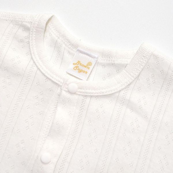 有機棉短袖連身衣-可愛小兔(白) 有機棉短袖連身衣,可愛小兔,100%有機棉,台灣製童裝,環保印染,嬰兒親膚衣物,包屁衣,寶寶外出服