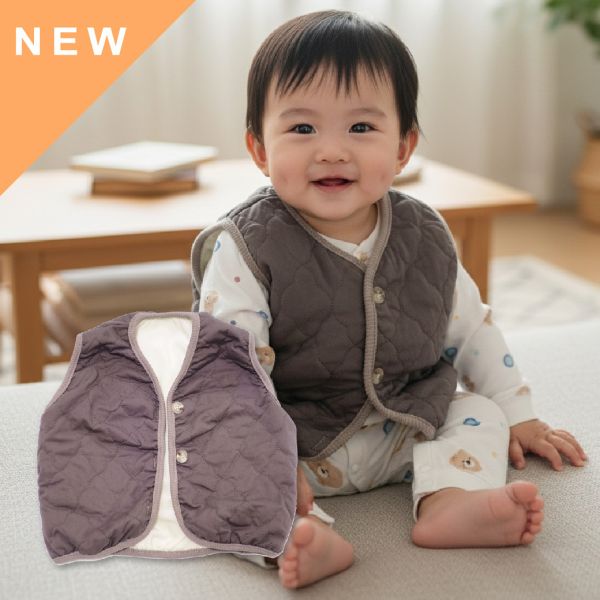 有機棉鋪棉背心 嬰兒背心,加棉背心,透氣,保暖,包屁衣,台灣製寶寶衣,有機棉,加厚背心